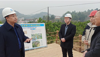 石鎮(zhèn)槐督導調研遂星實業(yè)公司重點項目建設工作